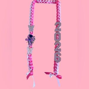 Class of 2026 Angel Pink Stitch Graduation Leis          SKU2397